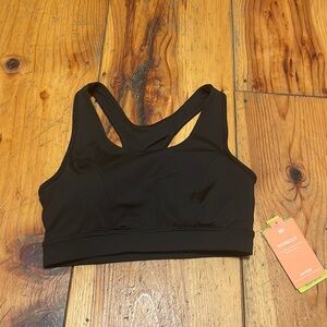 NWT Black Sports Bra